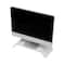 Mind Reader Marbella Collection White Monitor Stand
